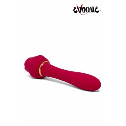 Mistral 2 en 1 Vibromasseur flexible Rose Succion vibrante Clitoris US