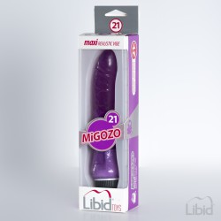 Migozo jelly Vibromasseur le grand 21 cm violet