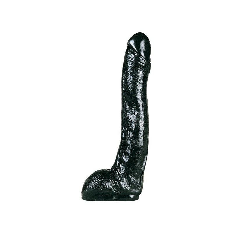 Gode pénis long - Noir - ALL BLACK