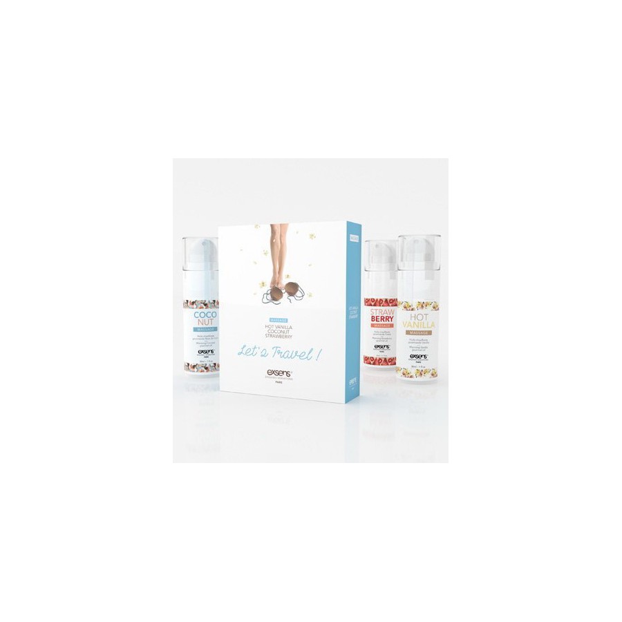 Coffret de 3 huiles de massage gourmandes