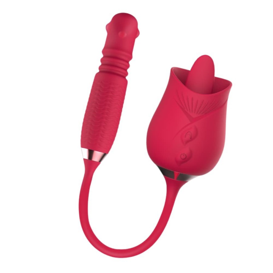 Aurora double stimulateur Clitoris langue vaginal va et vient USB