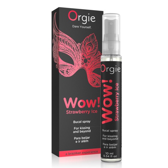 WOW Fraise Ice Spray bucal sexe oral