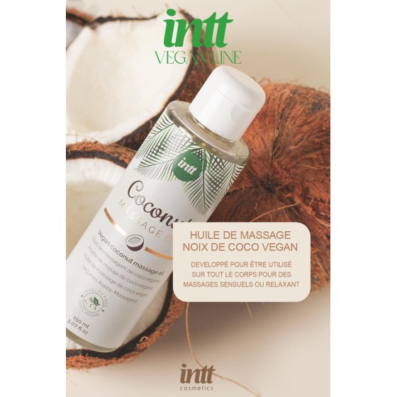 Huile massage hydratante Coconut végan unisex