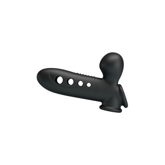 Gaine noire gonflable pénis anneau testicules